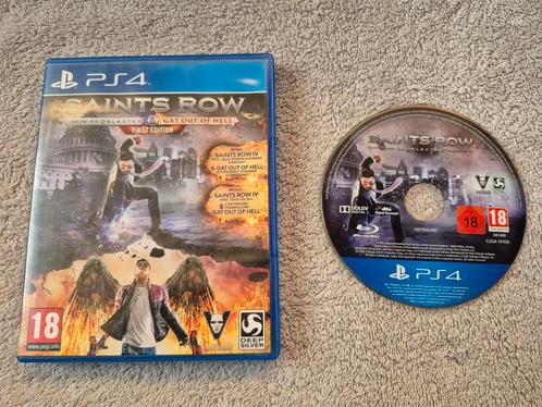 SAINTS ROW IV RE ELECTED & GAT OUT OF HELL | PS4, Spelcomputers en Games, Games | Sony PlayStation 4, Zo goed als nieuw, 3 spelers of meer