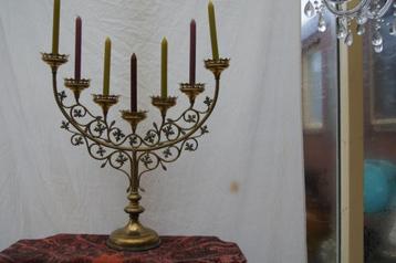 Halve maan Kandelaar  ( Antiek beschikbaar voor biedingen