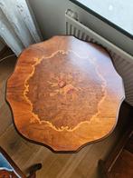 Antieke Tafel - Bijzettafel, 54x59cm, Minder dan 55 cm, Gebruikt, Ophalen of Verzenden, Overige vormen
