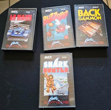 4 Originele MSX spellen  beschikbaar voor biedingen