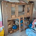 Steigerhout Half hoogslaper, Kinderen en Baby's, Ophalen, Zo goed als nieuw, Hoogslaper