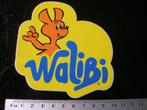 sticker Walibi logo vintage pretpark, Verzamelen, Stickers, Verzenden, Zo goed als nieuw, Bedrijf of Vereniging