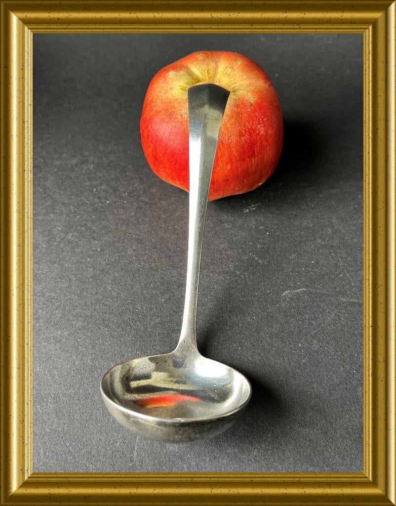 Zilveren sauslepel / juslepel, Van Kempen, 1907, Antiek en Kunst, Ophalen of Verzenden, Zilver