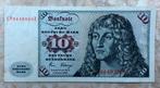 10 mark 1980, Duitsland., Postzegels en Munten, Bankbiljetten | Europa | Niet-Eurobiljetten, Verzenden, Duitsland, Los biljet