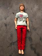 Justin bieber doll/ popje 2010 canadese zanger pop., Ophalen of Verzenden, Gebruikt, Fashion Doll