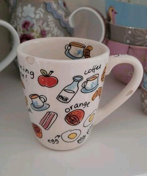 Blond Amsterdam Good Morning Sunshine Mok - Beschadigd, Huis en Inrichting, Keuken | Servies, Gebruikt, Kop(pen) en/of Schotel(s)