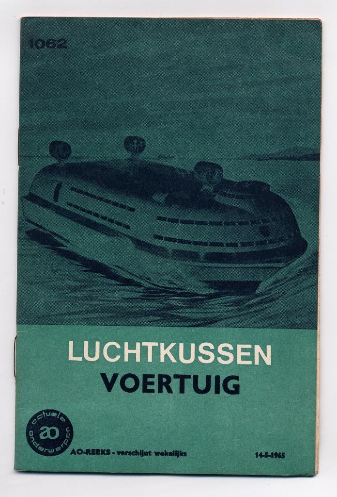Luchtkussenvoertuig - Hovercraft - Hazekamp - LVK's 1965, Boeken, Overige Boeken, Gelezen, Ophalen of Verzenden