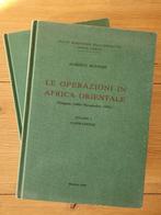 Le Operazioni in Africa Orientale Volume I & II; Stato Maggi, Ophalen of Verzenden, Overige soorten, Overige gebieden, Boek of Tijdschrift