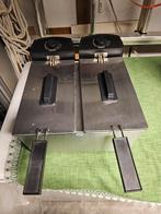 Dubbele electrische frituurpan Princess, duo friteuse, 4 liter of meer, Ophalen of Verzenden, Gebruikt, Duo-friteuse