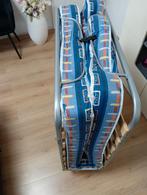 Opklapbed / Logeerbed - 80x200 cm, Huis en Inrichting, Slaapkamer | Bedden, Eenpersoons, Blauw, Ophalen of Verzenden, 80 cm