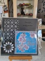 Kaartje condoleance roze bloemen, Ophalen of Verzenden, Nieuw, Overige thema's