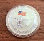 1oz 2002 Australian Kookaburra - American Flag Privy 999, Ophalen of Verzenden, Zilver