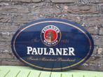 emaillebord Paulaner, Verzamelen, Biermerken, Ophalen of Verzenden, Nieuw, Reclamebord, Plaat of Schild, Overige merken
