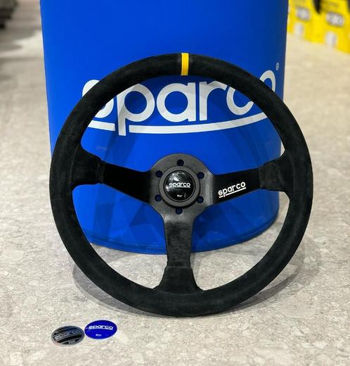 Sparco R368 stuur sportstuur racestuur Suede 380mm, Auto diversen, Tuning en Styling, Ophalen of Verzenden