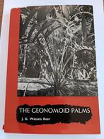 Dr. J. G. Wessels Boer, The Geonomoid Palms 1968, Ophalen of Verzenden, Gelezen, Natuurwetenschap