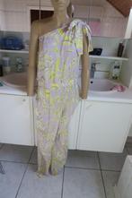 Jumpsuit nieuw print geel paars off-schouder Her mt 42, Kleding | Dames, Jumpsuits, Geel, Maat 42/44 (L), Nieuw, Ophalen of Verzenden