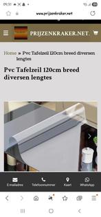 Pvc tafelzeil 120 breed, Huis en Inrichting, Tafelkleden, Ophalen of Verzenden, Nieuw, Rechthoek