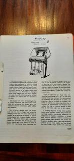 werkplaatsboek seeburg hf100 r, Verzamelen, Automaten | Jukeboxen, Seeburg, Ophalen of Verzenden, Zo goed als nieuw, 1950 tot 1960