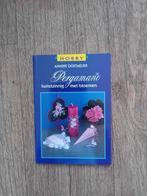 Boekje - Pergamano kunstzinnig met bloemen, Hobby en Vrije tijd, Knutselen, Ophalen, Zo goed als nieuw, Knutselwerk