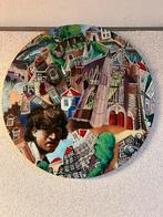 Schilderij collage van Leiden, Ophalen