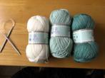 Te koop nieuw brei pakket voor een wikkelsjaal, Hobby en Vrije tijd, Breien en Haken, Ophalen, Nieuw, Breien of Haken, Patroon of Boek