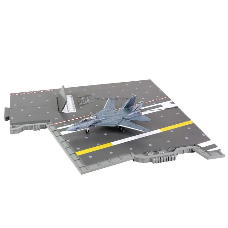F-14A Tomcat VF-32 Swordsmen met Sectie D vliegdekschip, Hobby en Vrije tijd, Modelbouw | Figuren en Diorama's, Nieuw, Diorama