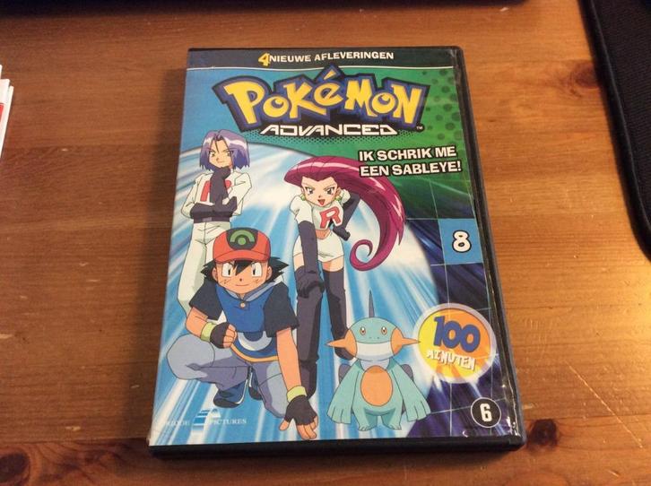 Pokémon advanced 8. dvd met 4 afleveringen, Cd's en Dvd's, Dvd's | Tekenfilms en Animatie, Gebruikt, Anime (Japans), Tekenfilm