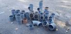 Pvc Hulpstukken en buis, Doe-het-zelf en Verbouw, Buizen en Afvoer, Ophalen, Bochten, Gebruikt, Pvc