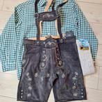 Lederhose 54 overhemd kousen oktoberfeest Tiroler, Ophalen of Verzenden, Zo goed als nieuw, Maat 52/54 (L)