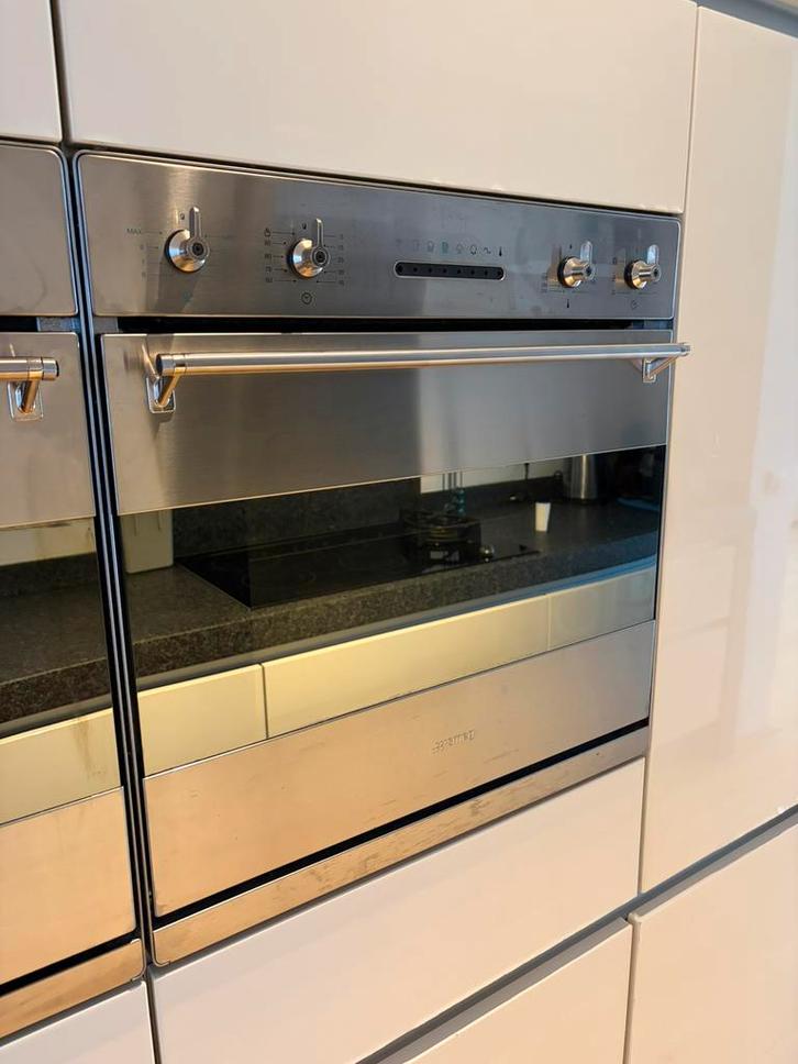 Smeg S302X Stoomoven, Witgoed en Apparatuur, Ovens, Zo goed als nieuw, Inbouw, Oven, 45 tot 60 cm, 45 tot 60 cm, Hete lucht, Stoom
