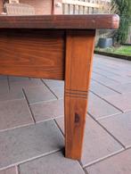 Houten salontafel met lades, Huis en Inrichting, Tafels | Salontafels, Gebruikt, 100 tot 150 cm, Minder dan 50 cm, Rechthoekig