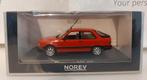 Norev 1:43 Peugeot 309 GTi 1987 vallelunga red met deco, Ophalen of Verzenden, Nieuw, Auto, Norev