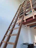 Houten ladder 5,30m  (twee stuks), Doe-het-zelf en Verbouw, Ladders en Trappen, Ophalen, Zo goed als nieuw