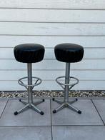 Vintage Retro Barkrukken leuk voor een Mancave, Huis en Inrichting, Barkrukken, Ophalen, Gebruikt, Met voetsteun, 60 tot 90 cm