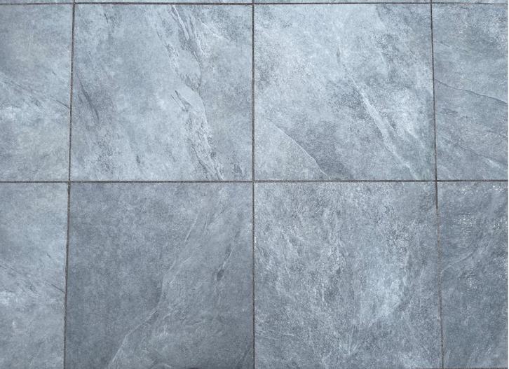 Topkwaliteit Kera-beton 60x60x4 Slate Antra, Tuin en Terras, Tegels en Klinkers, Nieuw, Terrastegels, Keramiek, 10 m² of meer