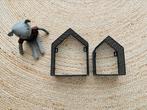 Metalen huisjes/ muurhanger/ wandhanger/ decoratie, Ophalen of Verzenden, Nieuw