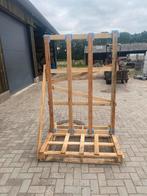Glas transportpallet, Doe-het-zelf en Verbouw, Hout en Planken, Ophalen, Zo goed als nieuw, Pallet, Minder dan 200 cm