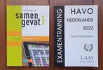 HAVO/VWO Samengevat en HAVO examentraining voor Nederlands, Ophalen, Zo goed als nieuw, Nederlands, HAVO
