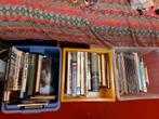 Drie kratten boeken en tijdschriften over treinen en trams, Ophalen of Verzenden, Gebruikt, Trein, Boek of Tijdschrift