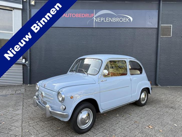 Fiat 600 600 L Bj 1963 Km 35.000 Belasting/apk vrij  Prac, Auto's, Oldtimers, Bedrijf, Te koop, Fiat, Benzine, Sedan, Handgeschakeld