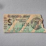 RUILEN! Ticket Feijenoord - REIMS 1962 tegen Servette  1962!, Ophalen of Verzenden, Zo goed als nieuw, Feyenoord, Overige typen