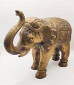 Bronzen Indiase geluks olifant 4.2 kg, Antiek en Kunst, Antiek | Koper en Brons, Ophalen of Verzenden