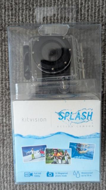 Action camera Splash compleet nieuw in doos beschikbaar voor biedingen