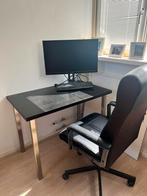 Bureau + bureaustoel, Huis en Inrichting, Bureaus, Ophalen, Zo goed als nieuw, Bureau