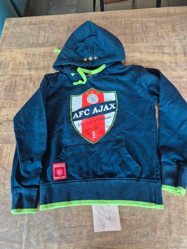 Ajax trui maat 128, Kinderen en Baby's, Kinderkleding | Maat 128, Zo goed als nieuw, Jongen of Meisje, Trui of Vest, Ophalen of Verzenden