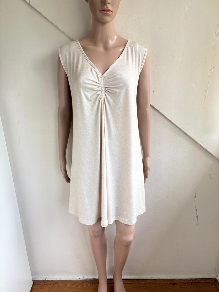 Only-M lang top of hemdsjurk NIEUW** mt 56 offwhite goud, Kleding | Dames, Grote Maten, Ophalen of Verzenden, Zo goed als nieuw