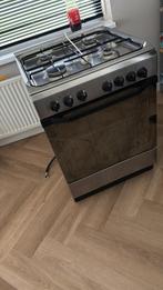 Indesit gasfornuis, Zo goed als nieuw, Gas, Vrijstaand, 85 tot 90 cm