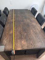 Eettafel + 6 stoelen + dressoir GRATIS OPHALEN ZWAAR GEWICHT, Huis en Inrichting, Tafels | Eettafels, Ophalen, Gebruikt, 200 cm of meer