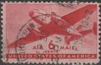 USA Air Mail 1941 - 01, Postzegels en Munten, Postzegels | Amerika, Verzenden, Gestempeld, Noord-Amerika