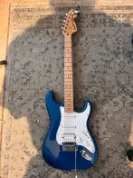 Squier Affinity Series Stratocaster HSS (Lake Placid Blue), Ophalen, Zo goed als nieuw, Fender, Met versterker